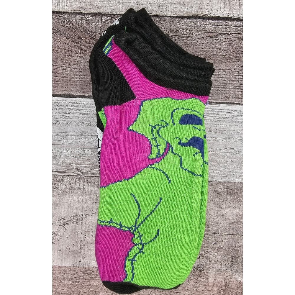 6 Pair DISNEY NIGHTMARE BEFORE CHRISTMAS Ankle SOCKS Size 4-10 Unisex - Picture 6 of 7